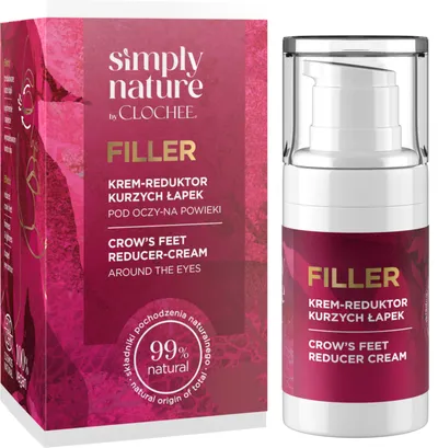 Clochee Simply Nature, Filler, Krem-reduktor kurzych łapek