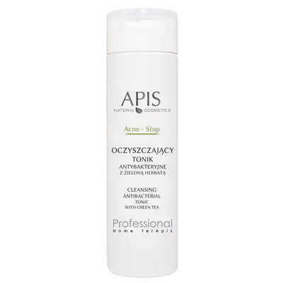Apis Professional, Acne-Stop, Oczyszczający tonik antybakteryjny z zieloną herbatą