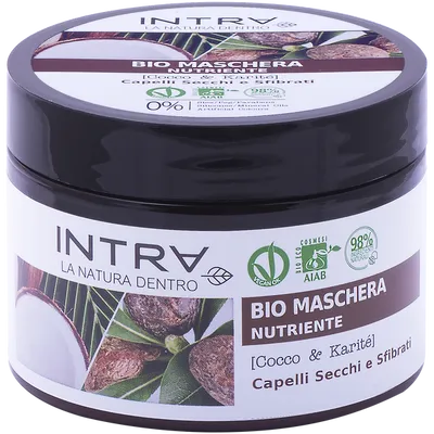 Intra Bio Maschera Nutriente Cocco & Karite (Odżywcza maska do włosów)