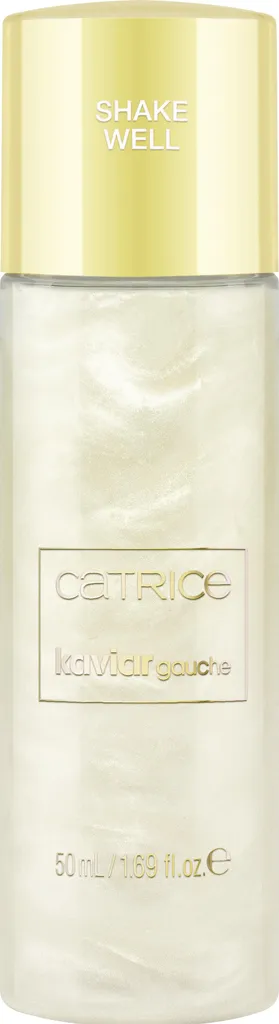 Catrice Kaviar Gauche, Glowing Fixing Spray (Spray utrwalający dodający)