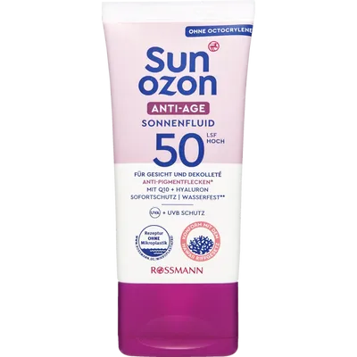 SunOzon Anti Age Sonnenfluid LSF 50 (Fluid przeciwsłoneczny SPF 50)