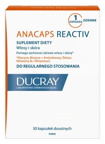 Ducray Anacaps Reactiv, Suplement diety