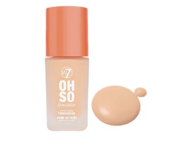 W7 Oh So Sensitive Foundation (Matowy podkład hipoalergiczny)