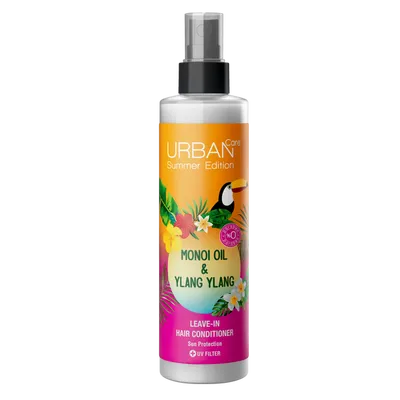 Urban Care Summer Edition, Monoi Oil & Ylang Ylang Leave-In Hair Conditioner (Ochronna odżywka w sprayu do włosów bez spłukiwania)