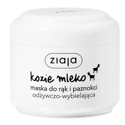 Ziaja Kozie Mleko, Maska do rąk i paznokci odżywczo - wybielająca