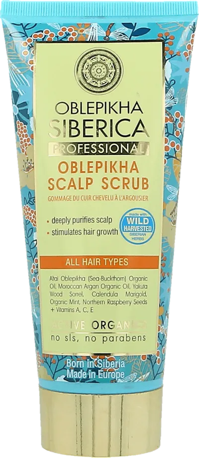 Natura Siberica Oblepikha Siberica Professional, Rokitnikowy scrub do skóry głowy