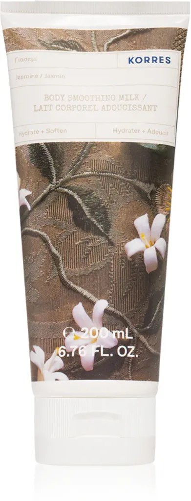 Korres Jasmine, Smoothing Body Milk (Jaśmin, Wygładzające mleczko do ciała)