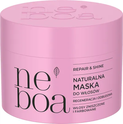 Neboa Repair & Shine, Naturalna maska do włosów