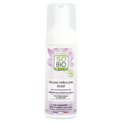 SO'BiO Etic Mousse Nettoyante pour Une Peau Parfaite (Łagodna pianka do mycia twarzy)