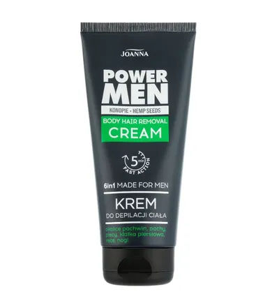 Joanna Power Men, Body Hair Removal Cream (Krem do depilacji dla mężczyzn)