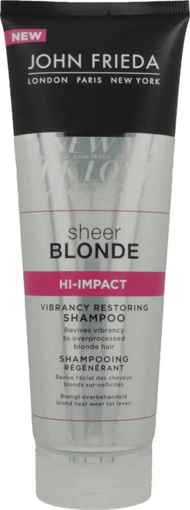 John Frieda Sheer Blonde, Hi-impact, Vibrancy Restoring Shampoo (Szampon do włosów blond)