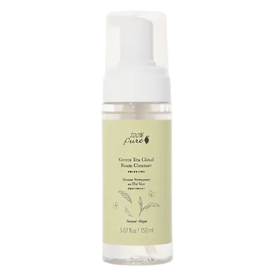 100% Pure Green Tea Cloud Foam Cleanser (Pianka do mycia twarzy z zieloną herbatą)