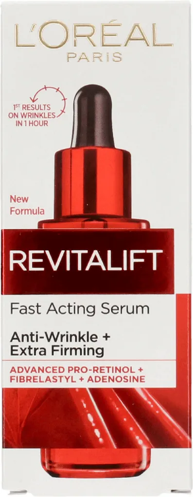 L'Oreal Paris Revitalift, Anti Wrinkle + Extra Firming Fast Acting Serum (Przeciwzmarszczkowe serum do twarzy)