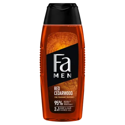 Fa Men Red Cedarwood 2in1 Body & Hair Shower Gel (Żel pod prysznic dla mężczyzn)