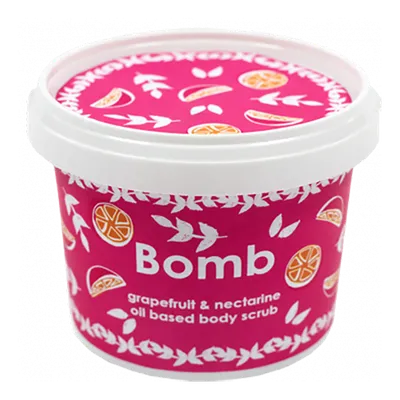Bomb Cosmetics Oil Based Body Scrub Grapefruit & Nectarine (Peeling pod prysznic)