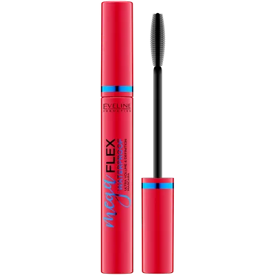 Eveline Cosmetics Mega Flex Waterproof Mascara (Wodoodporny tusz do rzęs)
