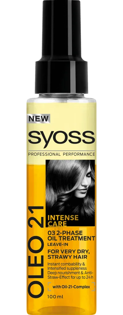 Syoss Oleo 21 Intense Care Oil Complex, 2 Phase Oil Treatment (Dwufazowy olejek do włosów)
