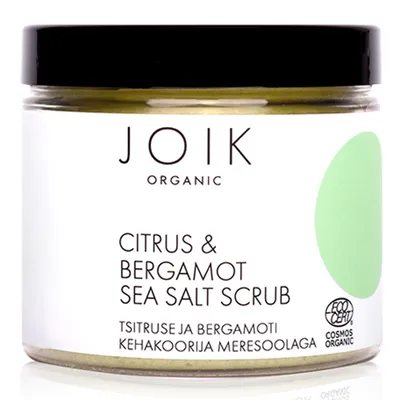 Joik Citrus & Bergamot, Sea Salt Scrub (Solny peeling do ciała `Bergamotka i cytrusy`)