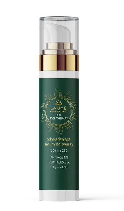 Laume CBD Face Therapy, Odmładzające serum do twarzy  650 mg CBD