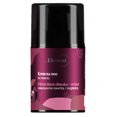 _Element Filtrat śluzu ślimaka, Krem na noc