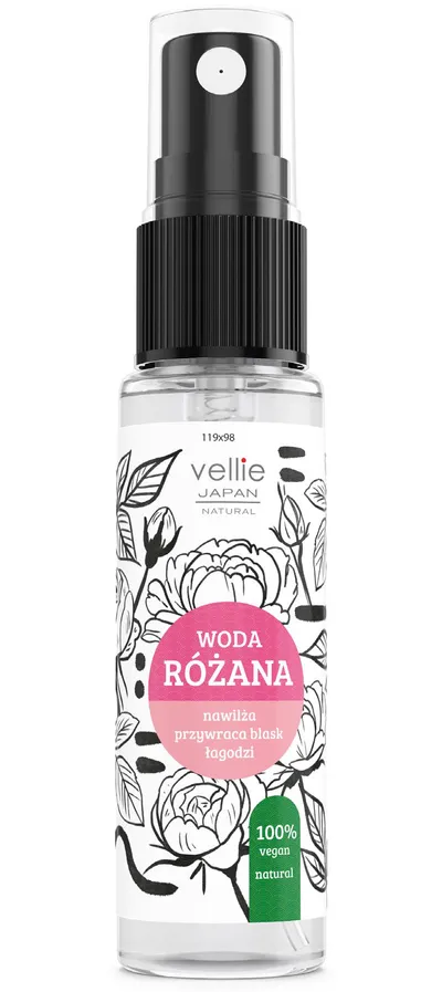Vellie Japan Japan Natural, Woda różana