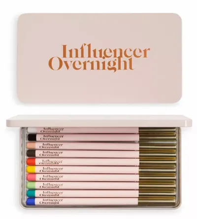 Revolution Pro Revolution PRO x Influencer, Overnight The Transformation Liner Tin (Zestaw kredek do oczu)