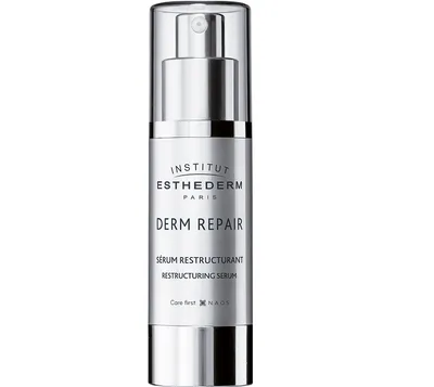 Institut Esthederm Derm Repair, Restructuring Serum (Skoncentrowane serum silnie regenerujące i przeciwzmarszczkowe.)