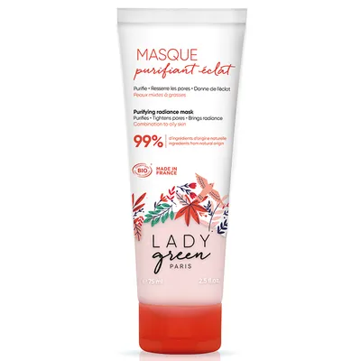 Lady Green Paris Pause Radieuse, Masque Purifiant Eclat [Purifying Radiance Mask] (Maseczka oczyszczająca)