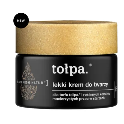 Tołpa Black From Nature, Lekki krem do twarzy na dzień