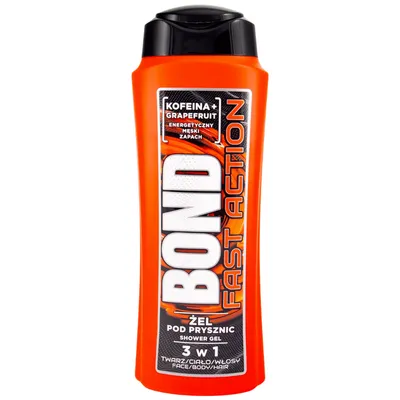 Bond Fast Action, 3 in 1  Shower Gel (Żel pod prysznic 3w1)