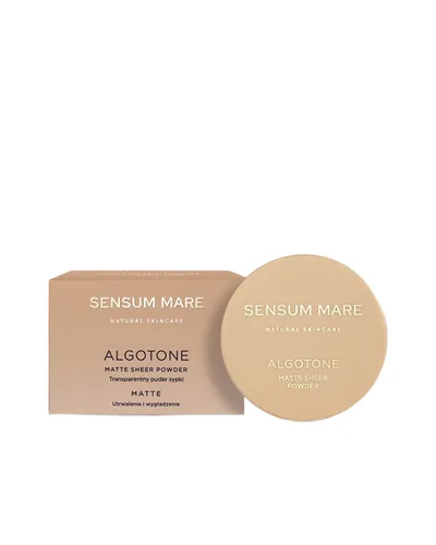 Sensum Mare Dermocosmetics Algotone, Matte Sheer Powder (Transparentny puder sypki o matowym wykończeniu)