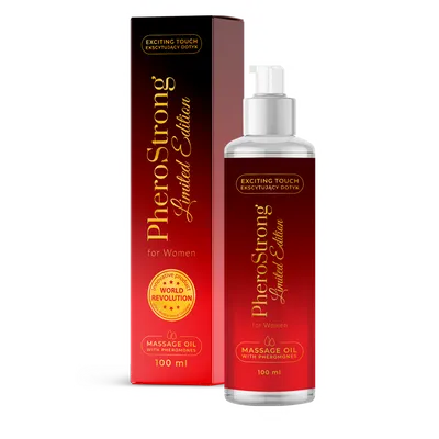 PheroStrong Limited Edition for Women Massage Oil (Olejek do masażu dla kobiet z feromonami)