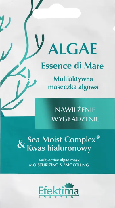 Efektima Algae Essence di Mare, Nawilżenie i Wygładzenie, Multiaktywna maseczka algowa