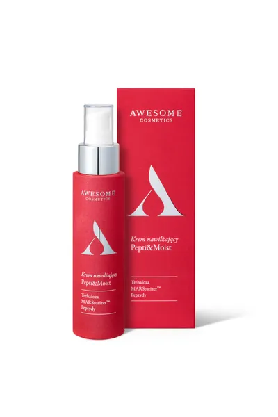 Awesome Cosmetics Pepti&Moist, Krem nawilżający z peptydami