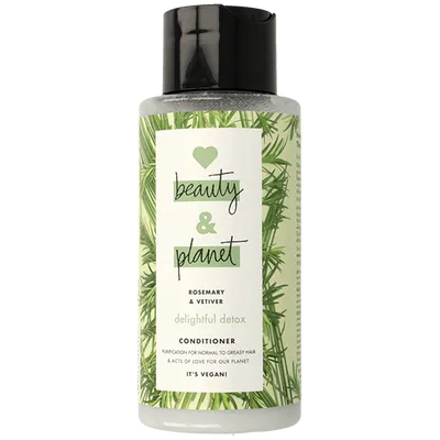 Love Beauty and Planet Delightful Detox, Rosemary & Vetiver Conditioner (Odżywka do włosów normalnych i przetłuszczających się z rozmarynem i wetiwerią)