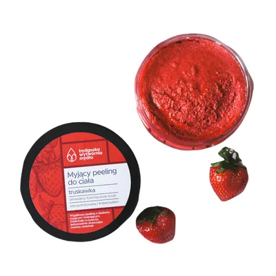 Bydgoska Wytwórnia Mydła Truskawka, Myjący peeling do ciała