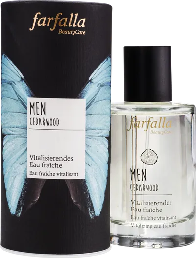 Farfalla Men, Cedarwood Uomo Natural Eau Fraiche