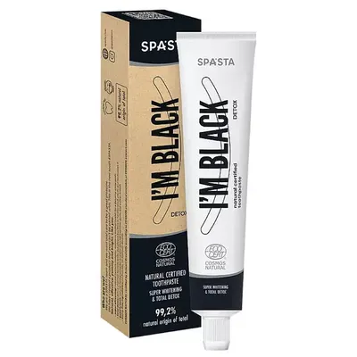 Spasta I'm Black' Detox Toothpaste (Naturalna pasta `Super wybielanie i detoksykacja`)