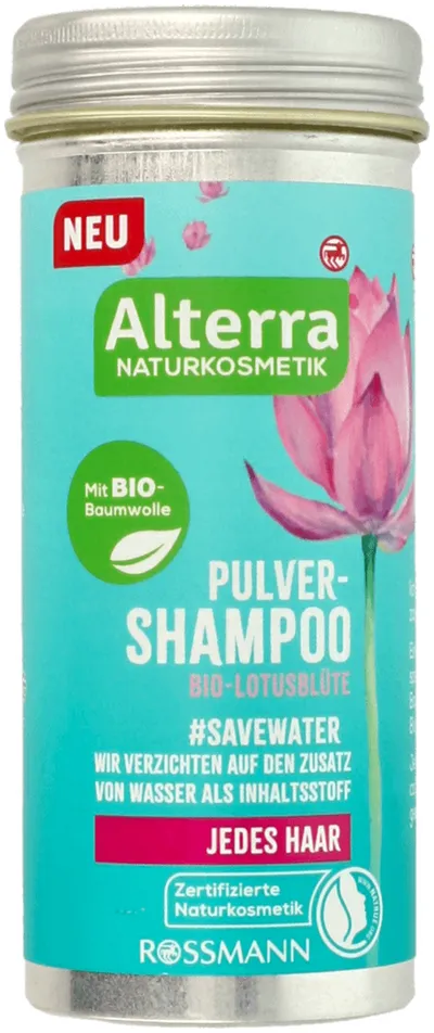 Alterra Pulvershampoo Bio-Lotusblüte (Szampon do włosów w proszku `Kwiat lotosu bio`)