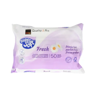 Coop Super Soft Fresh Wet Toilet Wipes (Nawilżany papier toaletowy)