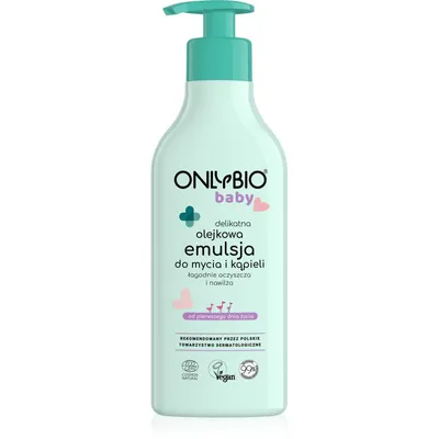 OnlyBio Baby, Emulsja do mycia i kąpieli dzieci olejkowa