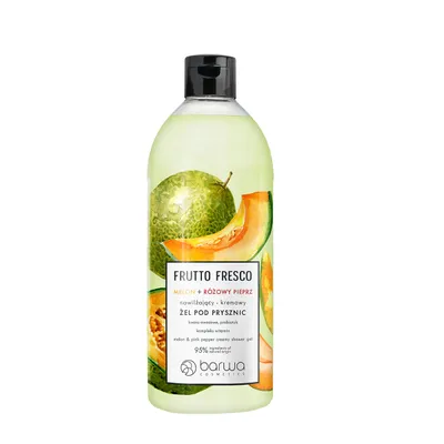 Barwa Frutto Fresco, Nawilżający żel pod prysznic 'Melon + różowy pieprz'