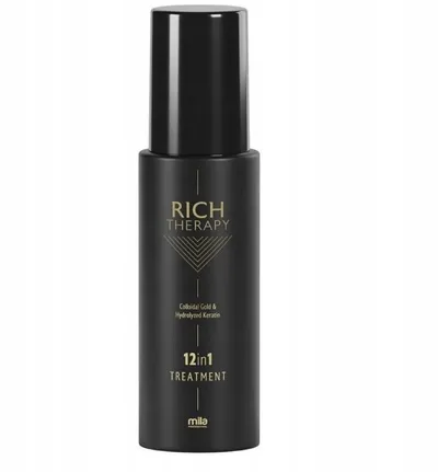 Mila Pro Rich Therapy 12 in 1 Treatment (Keratynowa odżywka ze złotem koloidalnym 12w1)