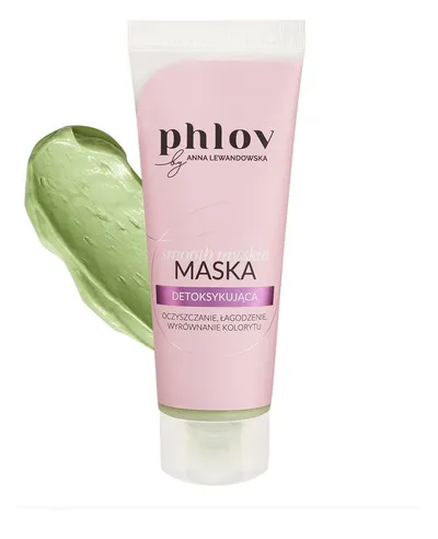 Phlov by Anna Lewandowska Smooth My Skin, Kremowa maska detoksykująca z zieloną glinką