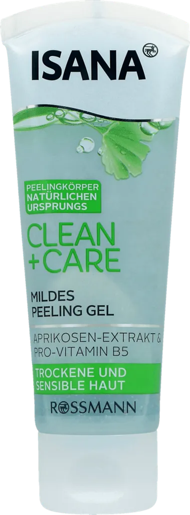 Isana Clean + Clear, Mildes Peeling Gel (Żel do peelingu)