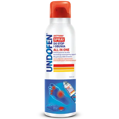 Undofen Antygrzybiczy spray do stóp i obuwia all in one