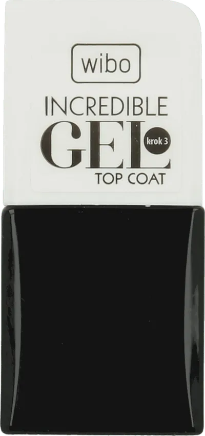 Wibo Incredible Gel Top Coat (Lakier nawierzchniowy z efektem żelowym)