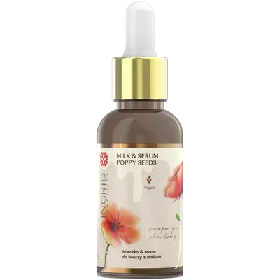 Ingrid Cosmetics Milk & Serum Poppy Seed (Mleczko-serum do twarzy z makiem)
