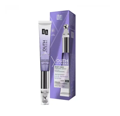 AA Youth Supreme, Reset Vibes, Kremowe serum pod oczy i na górną powiekę
