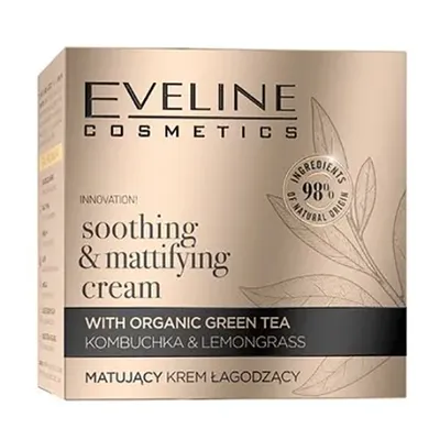 Eveline Cosmetics Organic Gold, Matujący krem łagodzący